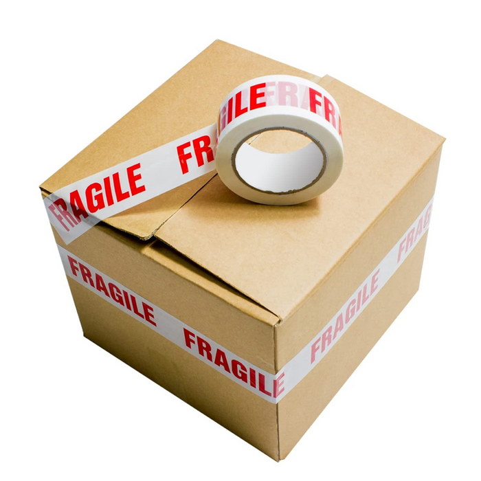 Fragile Packaging Tape 48MM x 66M Secure Sticky Sealing Tape for Parcel Boxes