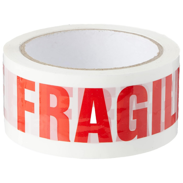 Fragile Packaging Tape 48MM x 66M Secure Sticky Sealing Tape for Parcel Boxes