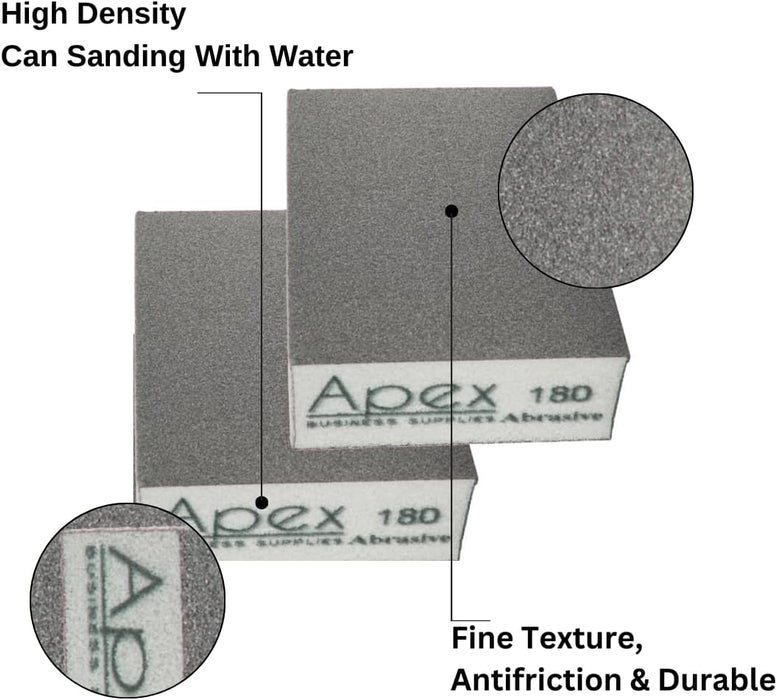 P80 WET/DRY FOAM SANDING BLOCKS ALL GRITS PREMIUM QUALITY