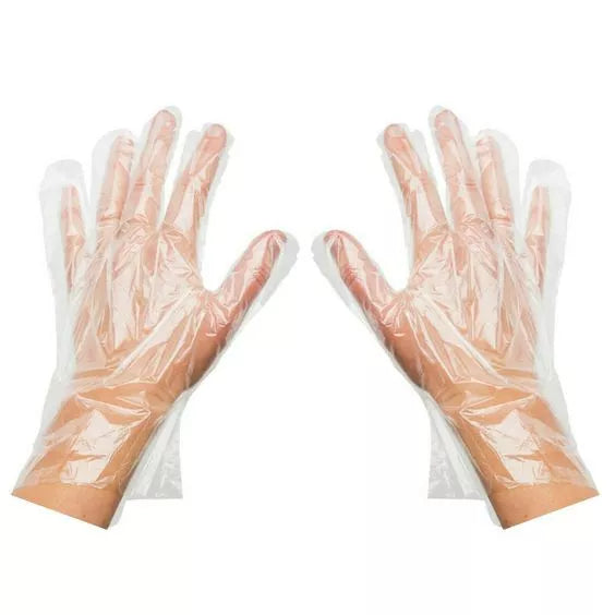 Aurelia Delight PF Clear Vinyl Disposable Gloves, Powder Free & Latex Free Box Of 100