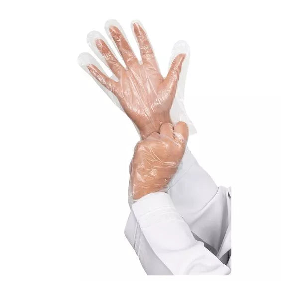 Aurelia Delight PF Clear Vinyl Disposable Gloves, Powder Free & Latex Free Box Of 100